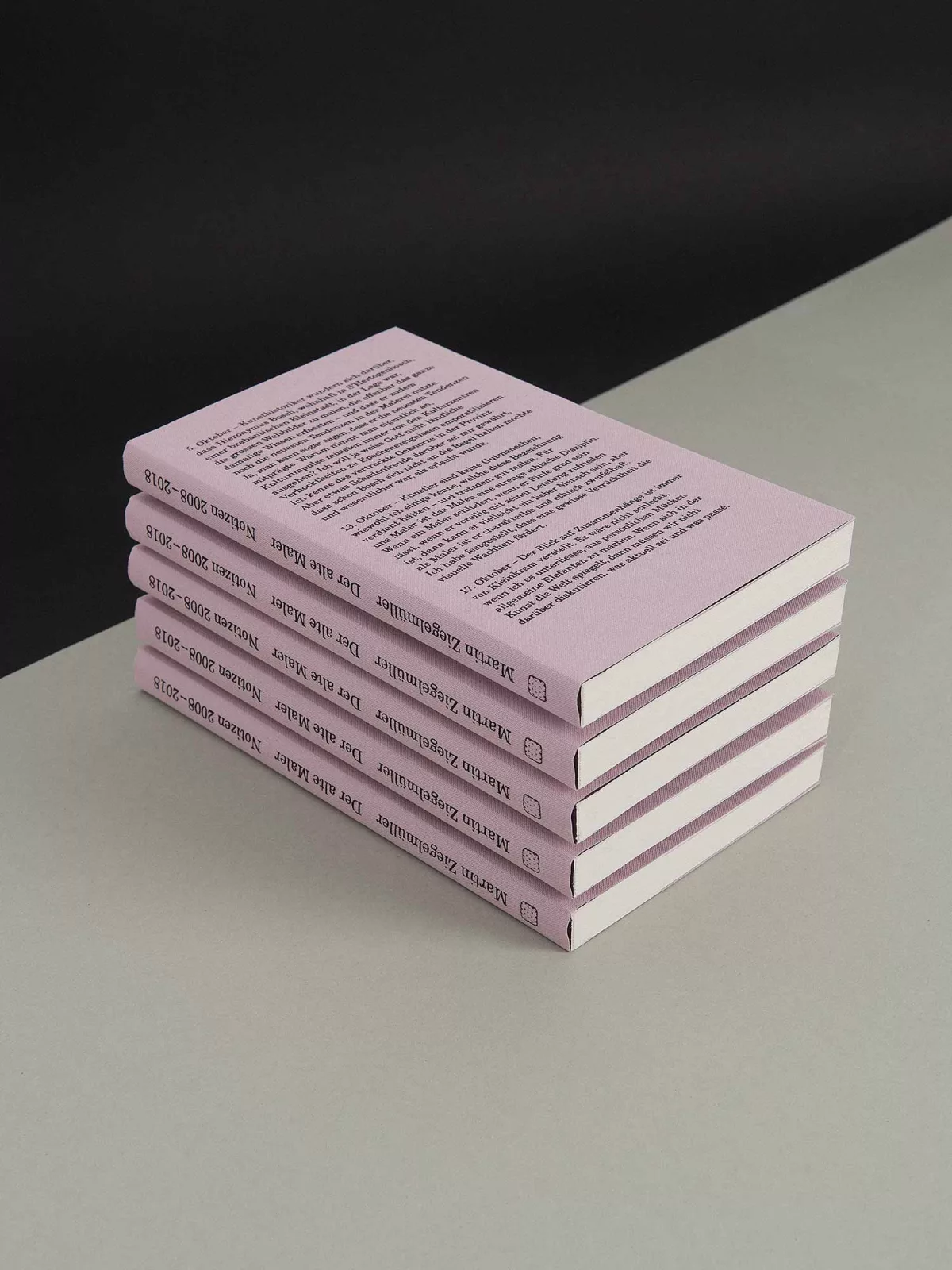 EDITORIAL DESIGN – Martin Ziegelmüller, Der alte Maler
