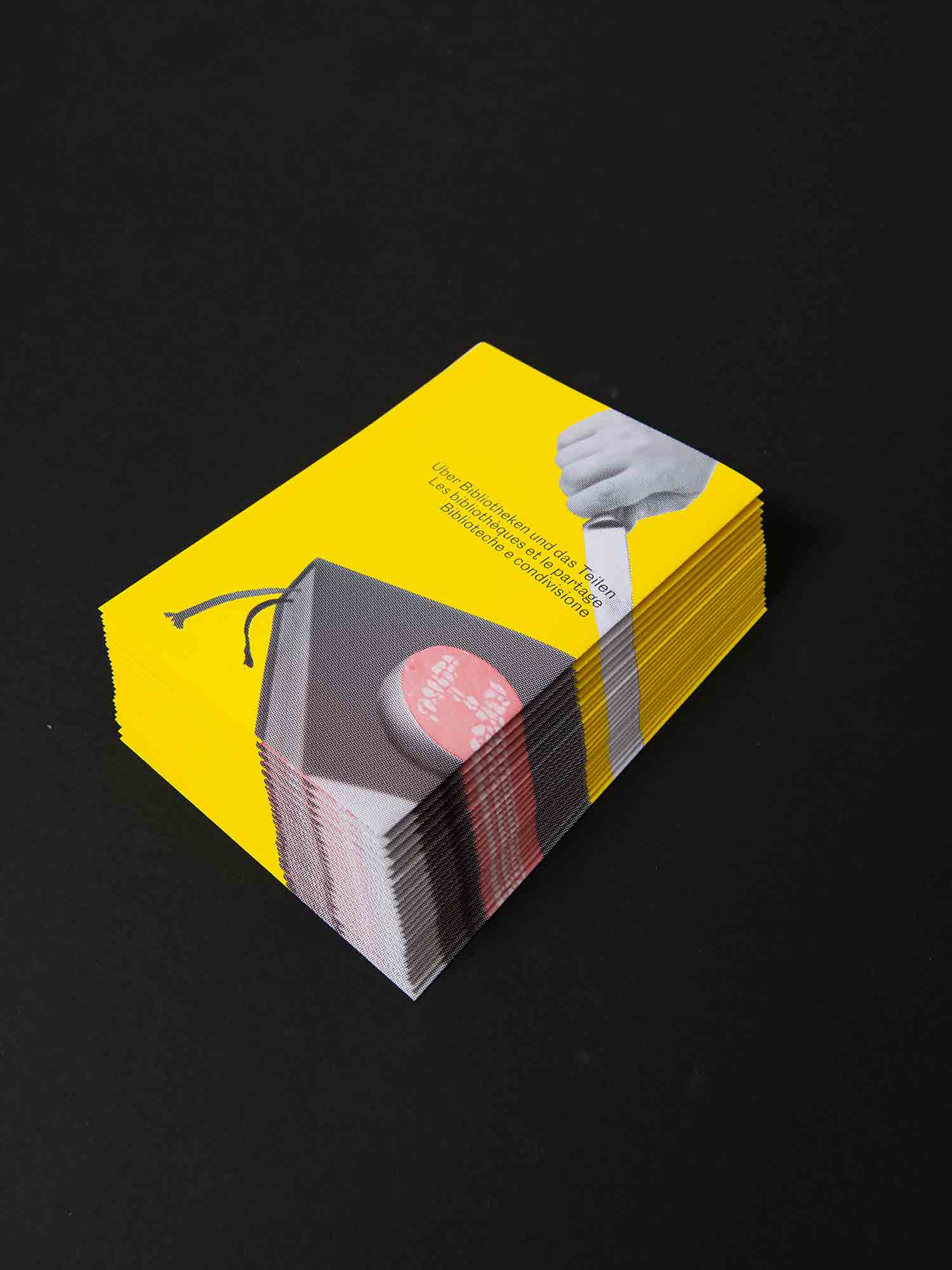 superbuero, sharing, über bibliotheken und das Teilen, Flyer