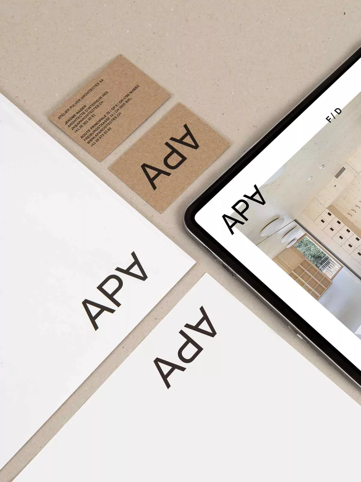 CORPORATE DESIGN – APA Atelier Pulver Architectes