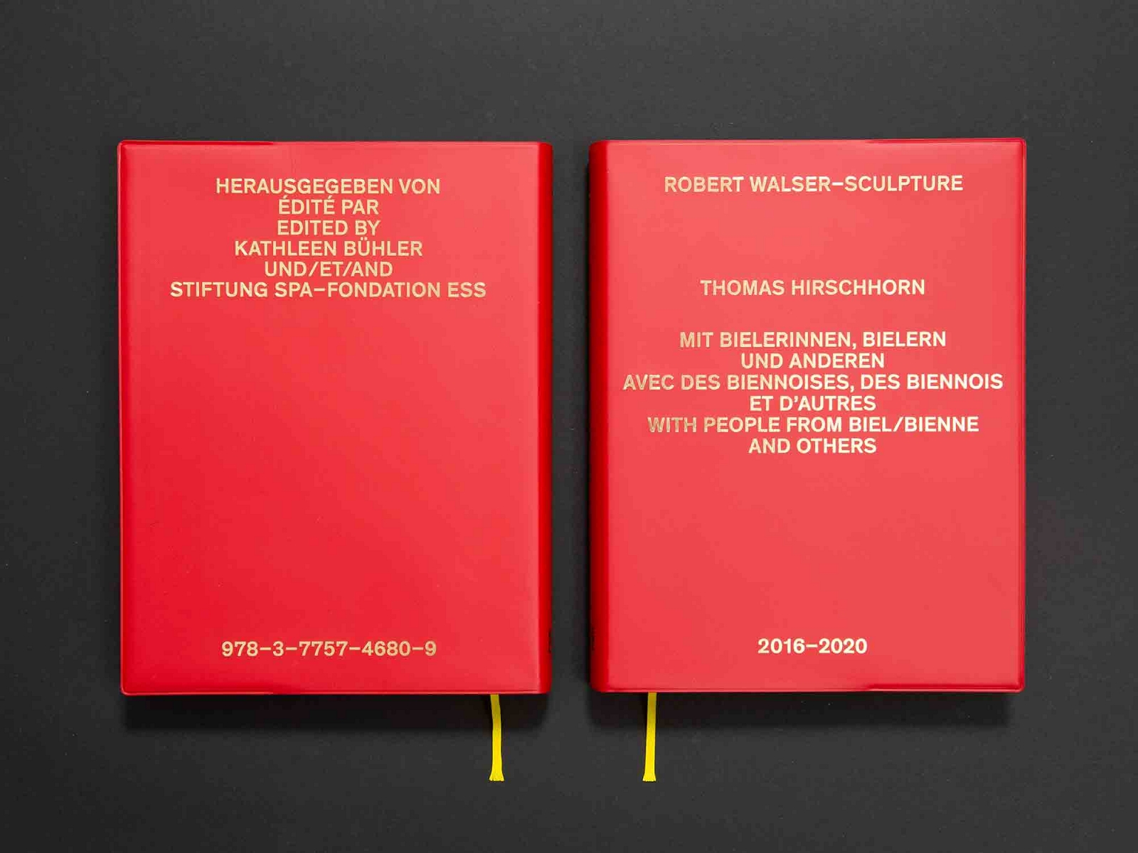 superbüro, katalog robert walser sculpture, thomas hirschhorn