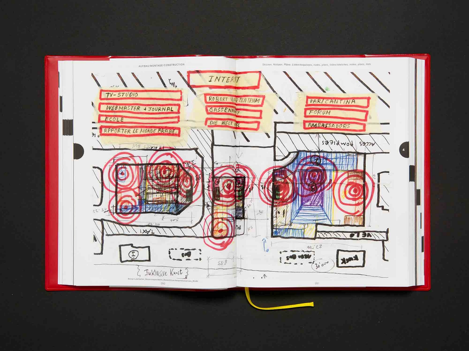 superbüro, katalog robert walser sculpture, thomas hirschhorn