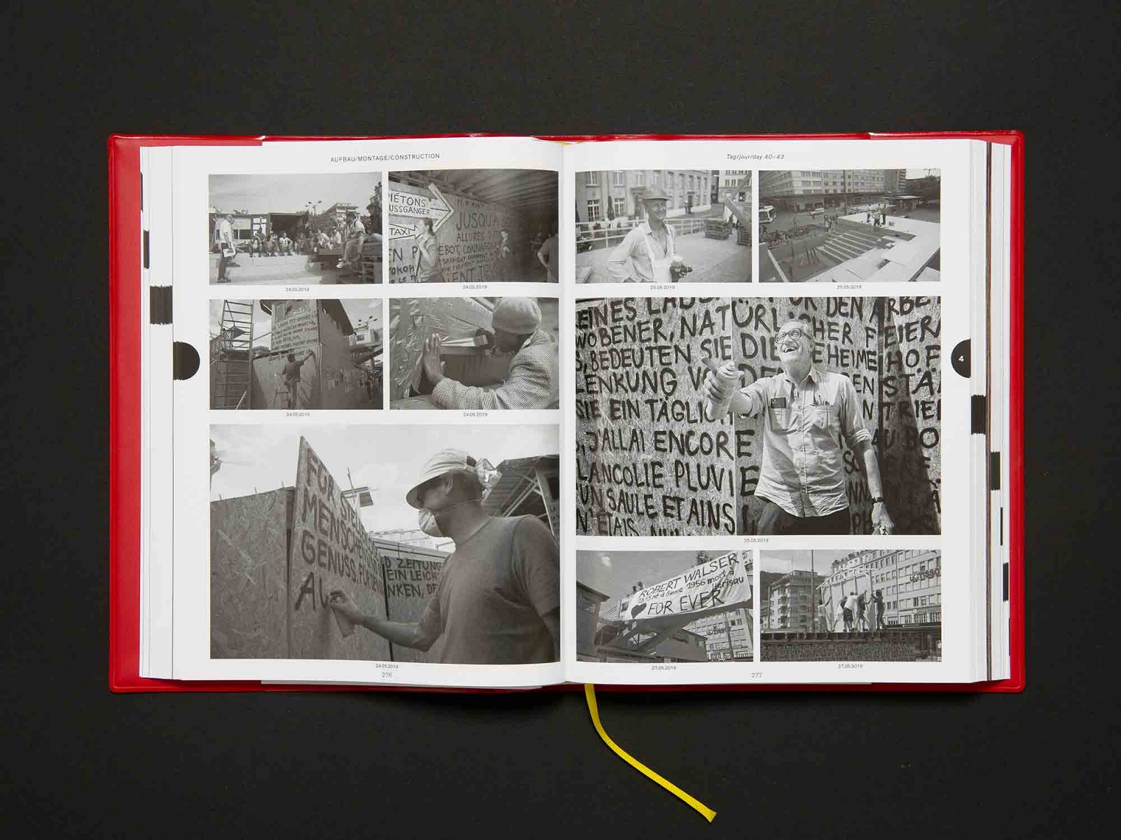 superbüro, katalog robert walser sculpture, thomas hirschhorn