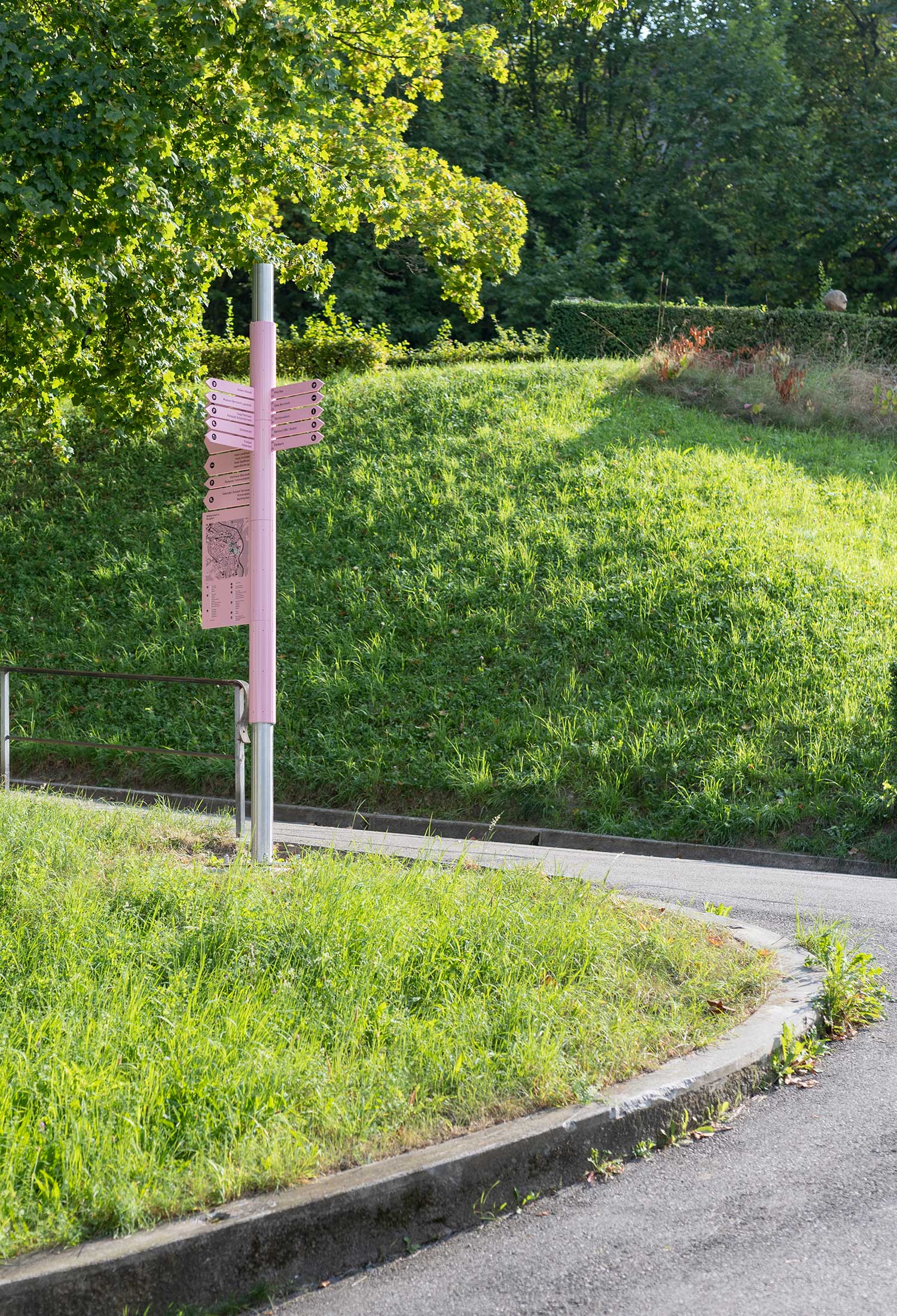 Signaletik / Fussgängerleitsystem Burgdorf