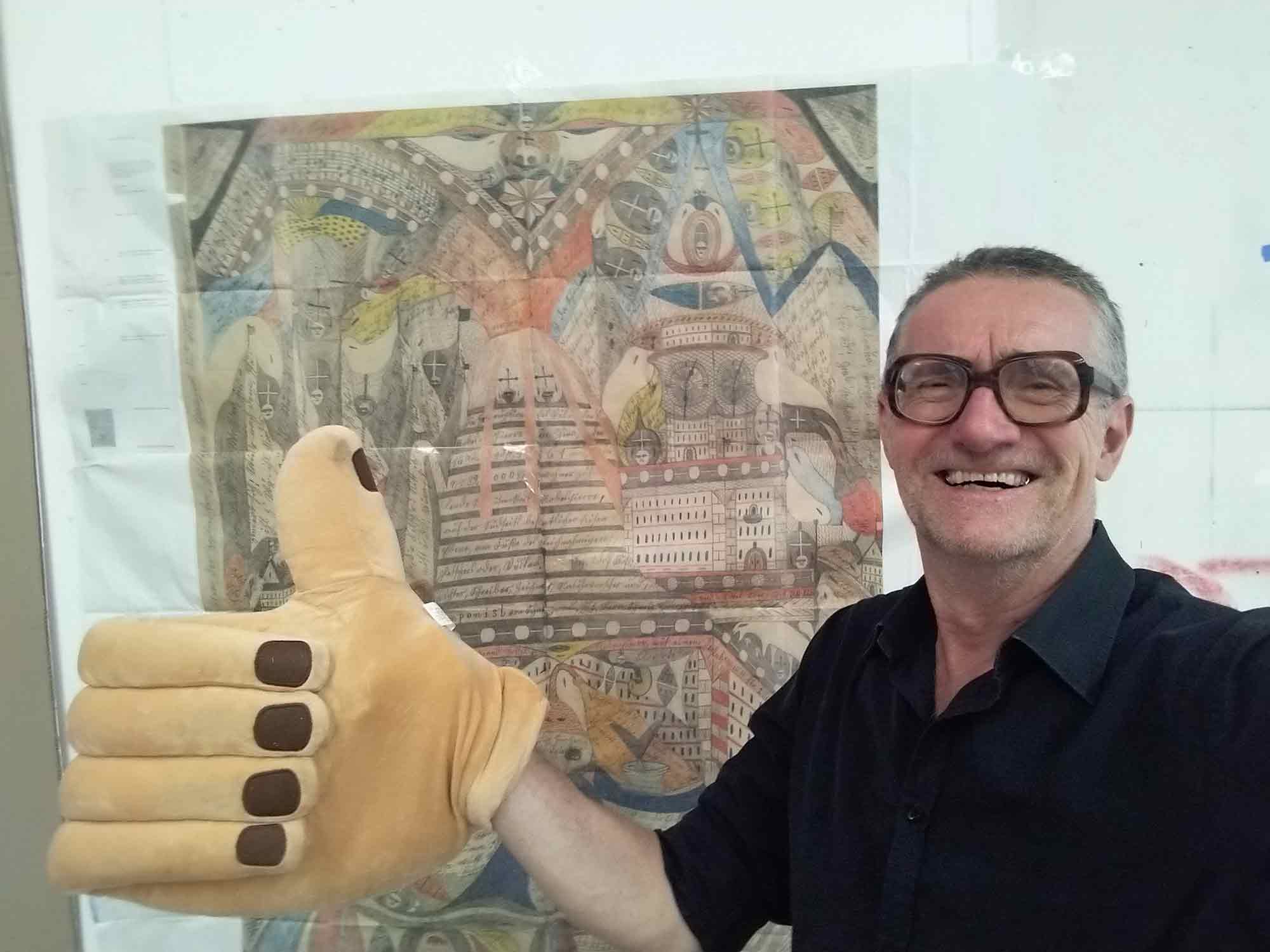 Bis ans Ende der Welt und über den Rand mit Adolf Wölfli, Zeitung