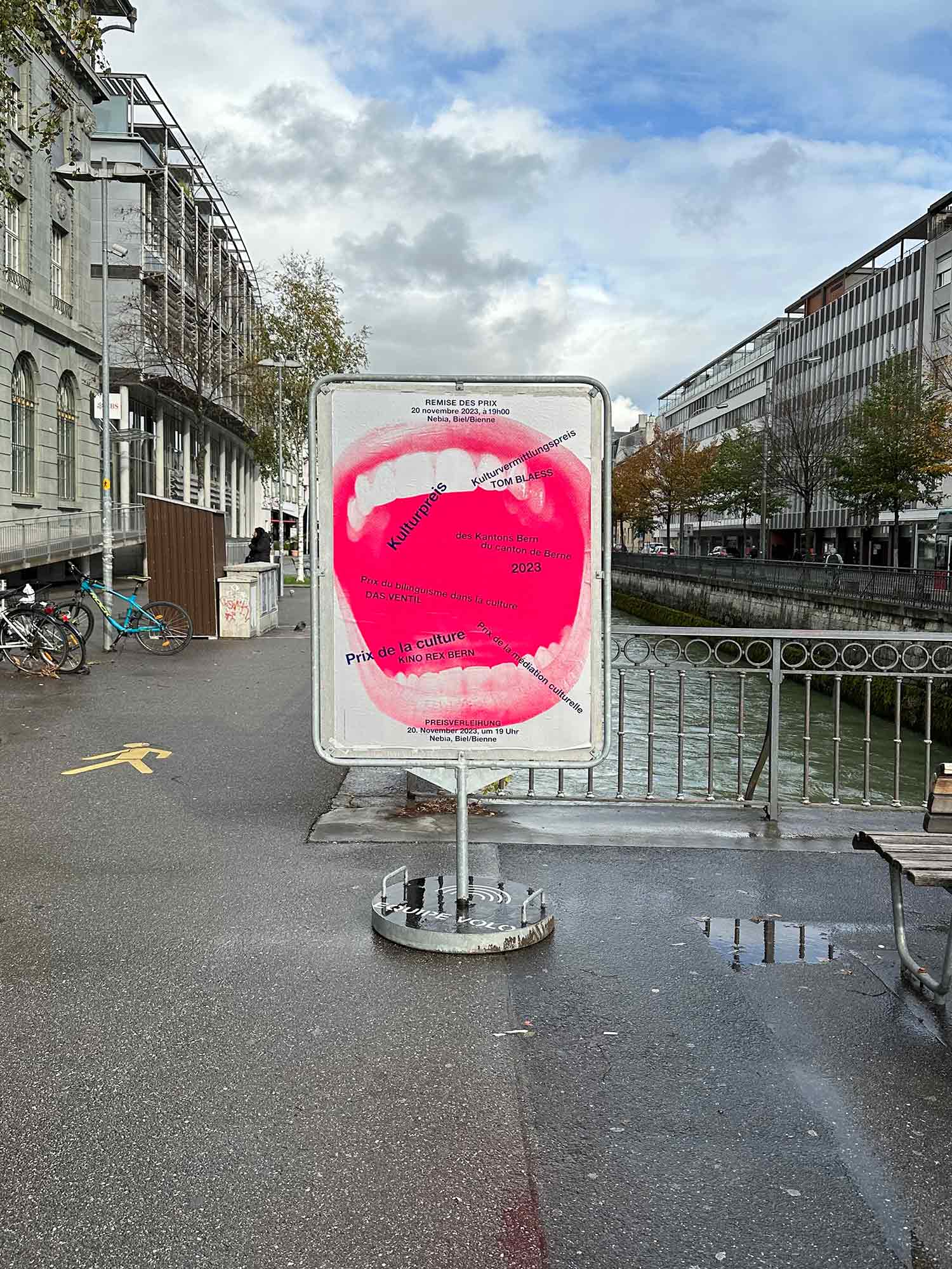Plakat Kulturpreis Kanton Bern