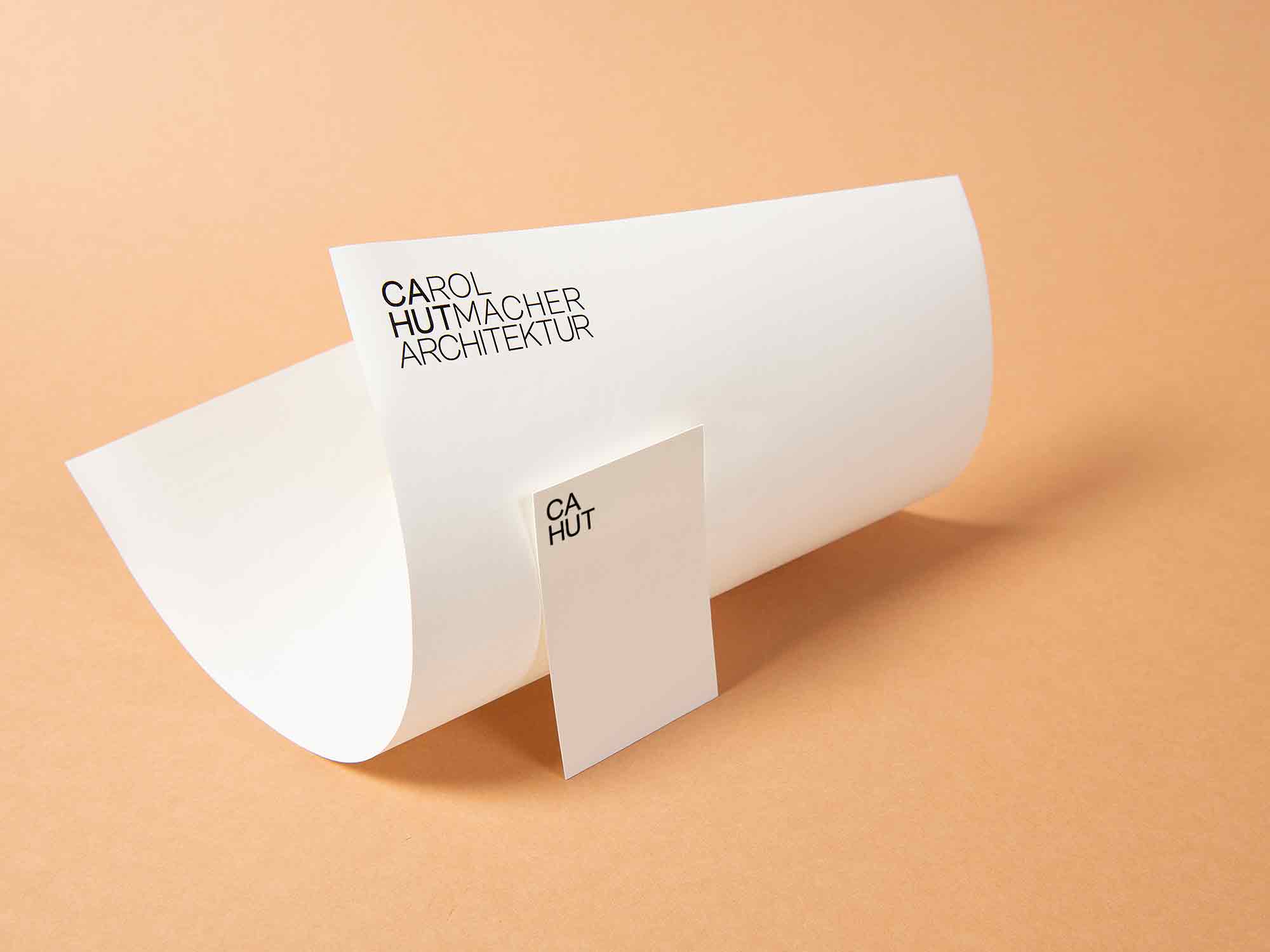 CAHUT, Carol Hutmacher Architektur, Corporate Identity