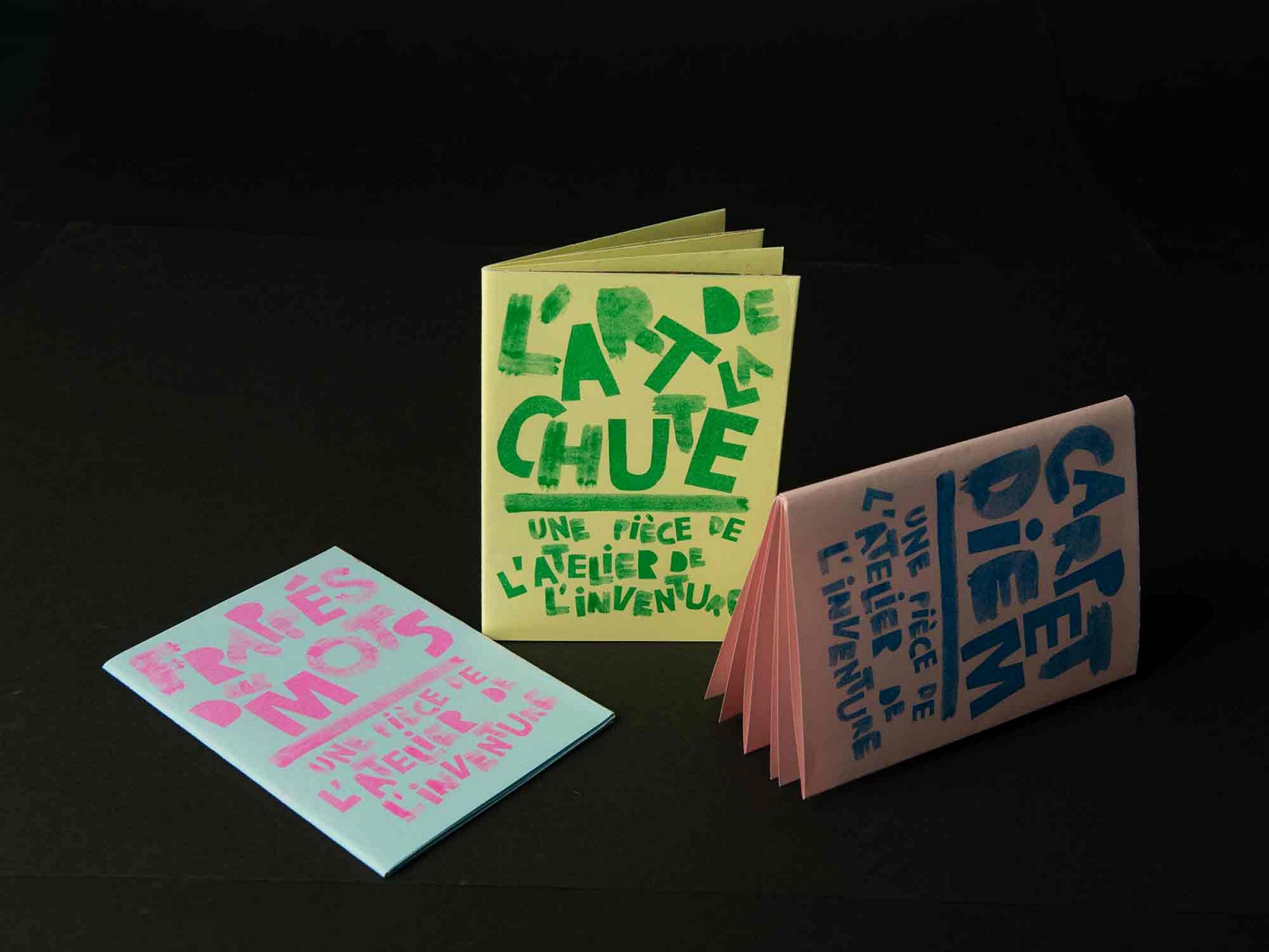 Atelier de l'inventure, Poster, Flyer, Booklet