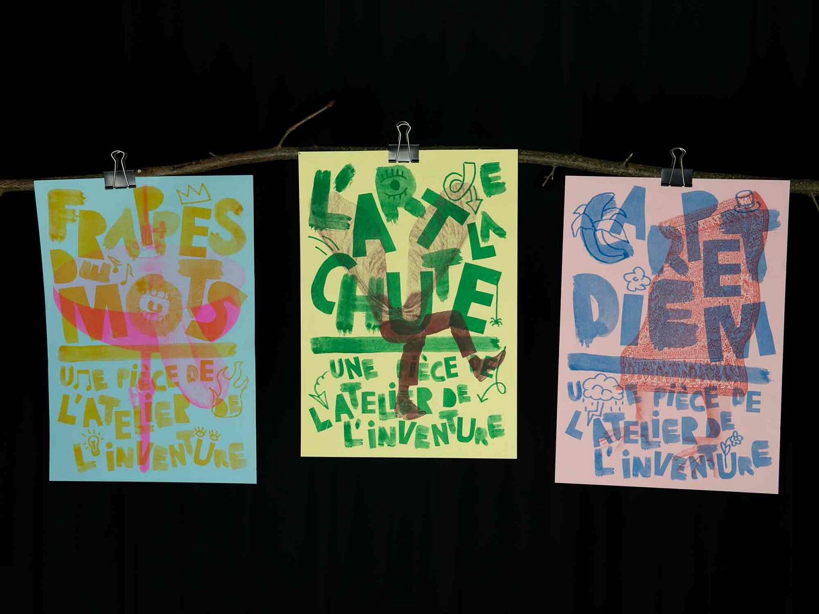 Atelier de l'inventure, Poster, Flyer, Booklet