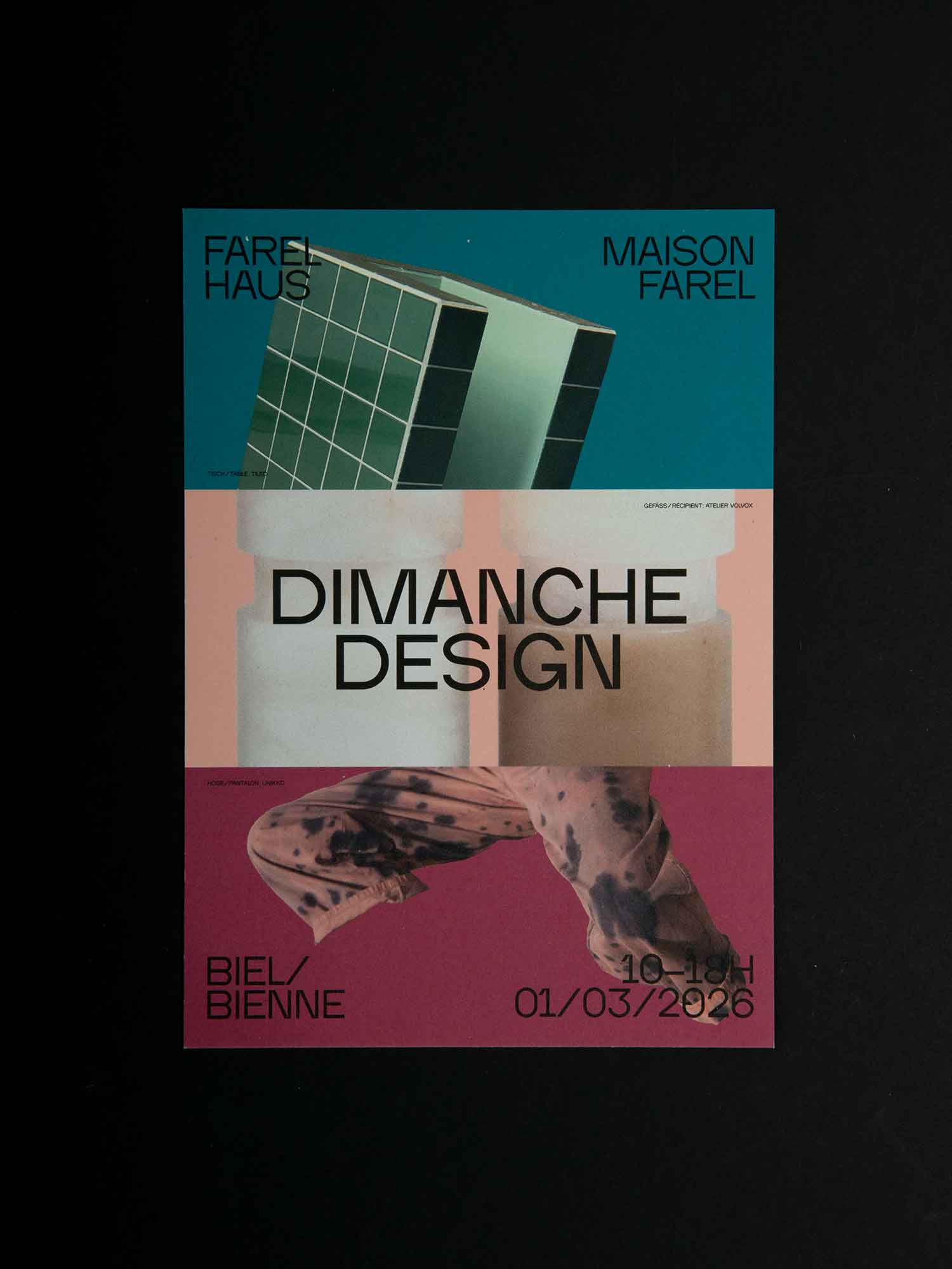 Dimanche Design, Flyer