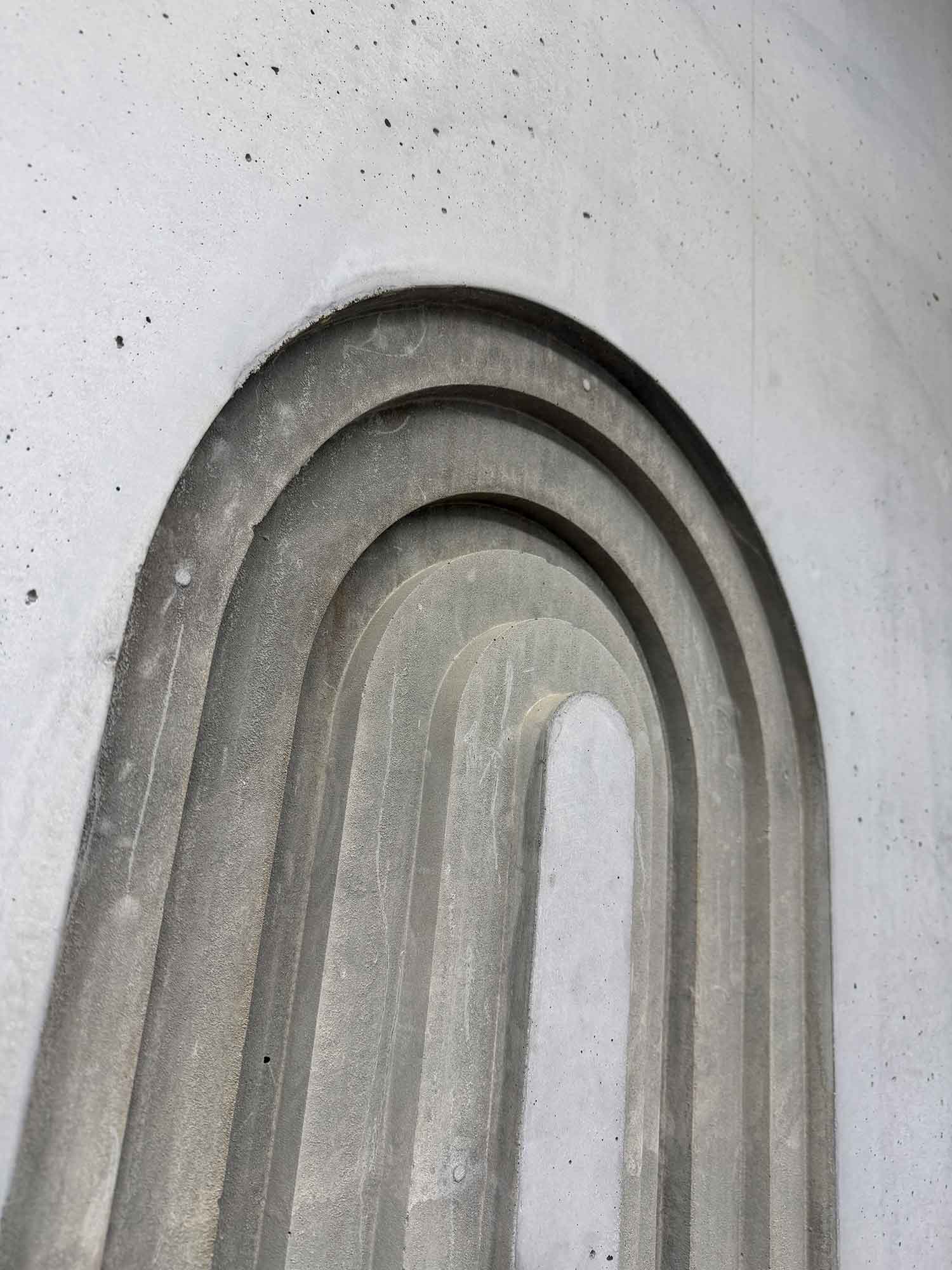 Signaletik Längsbau Brünnen Stockwerkziffern