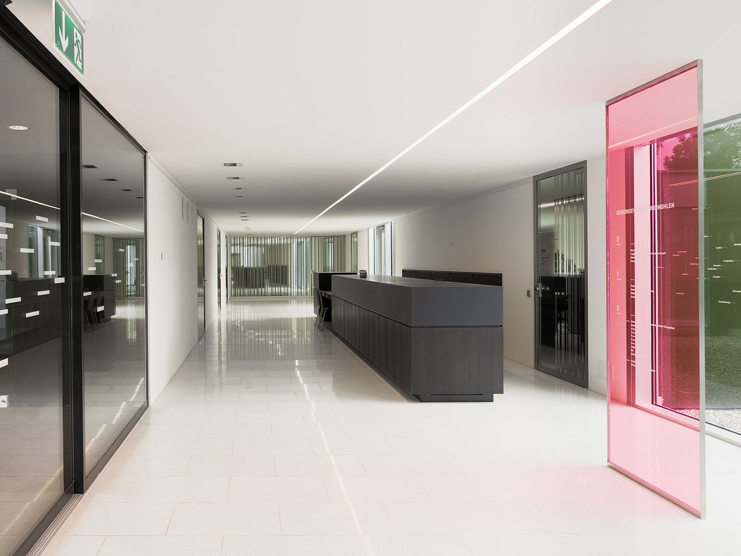 superbüro, signaletik gemeindeverwaltung wohlen