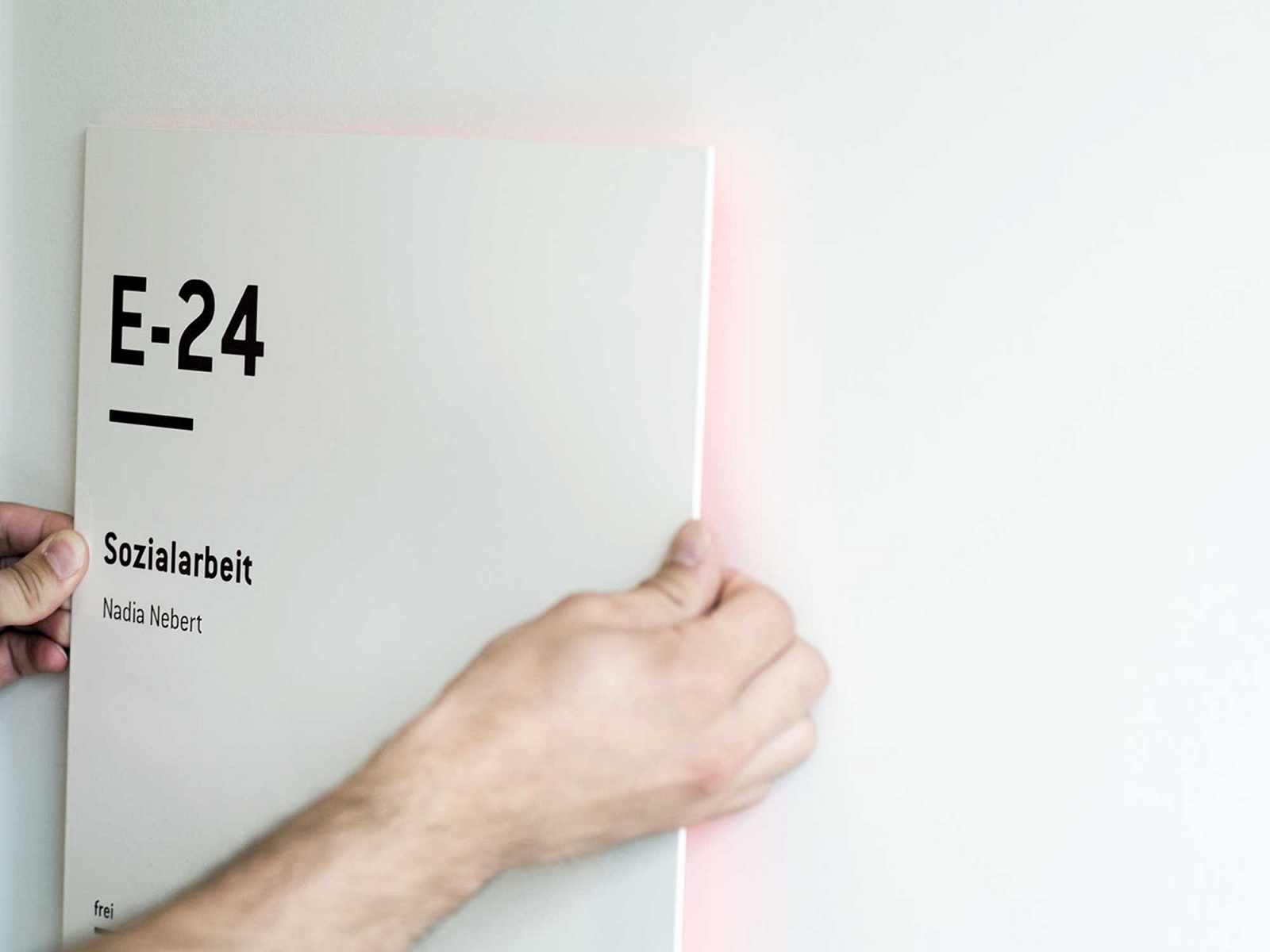 superbüro, signaletik gemeindeverwaltung wohlen