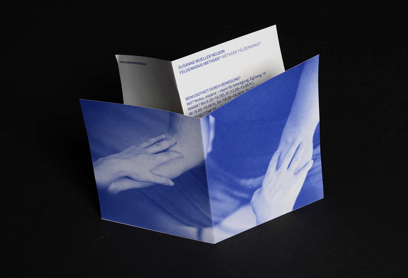 superbüro, Susanne Müller Nelson, Flyer, Feldenkrais und Tanz