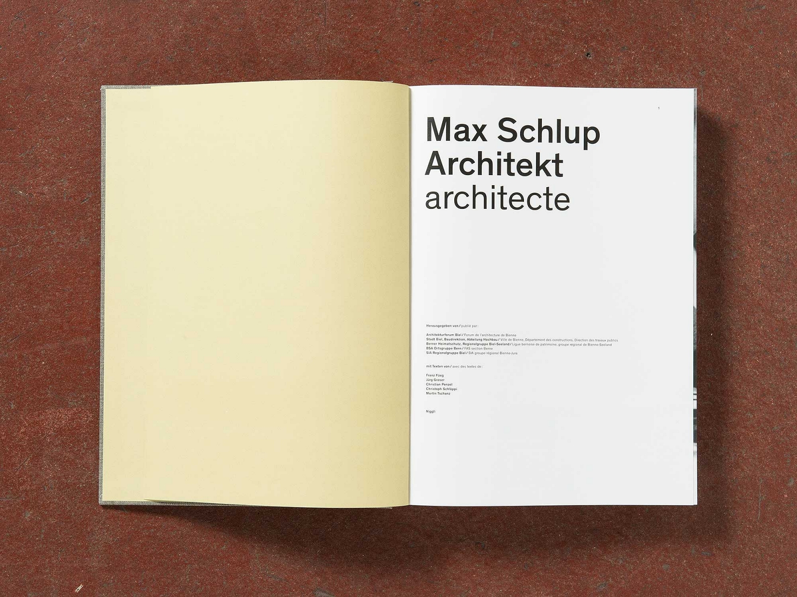 superbüro, Buchgestaltung, Max Schlup Architekt