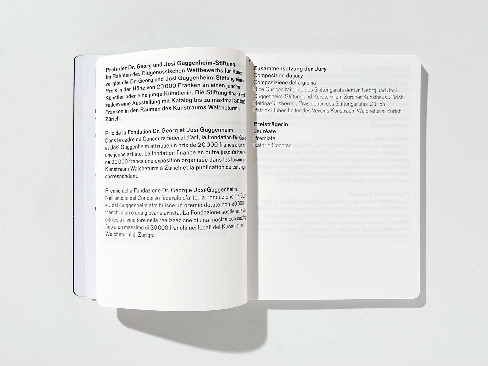 swiss art awards katalog