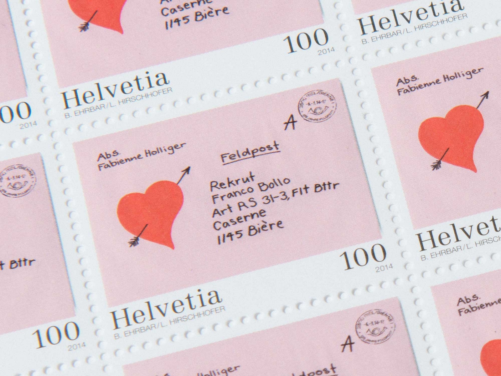 superbüro, Briefmarken, 125 Jahre Feldpost