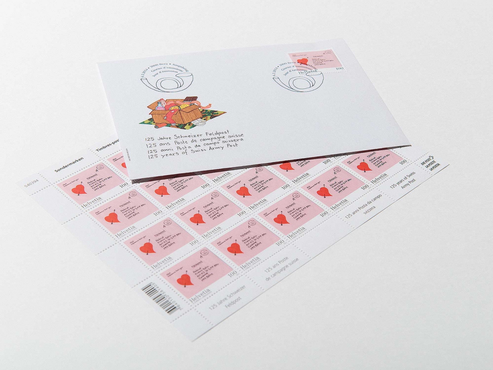 superbüro, Briefmarken, 125 Jahre Feldpost
