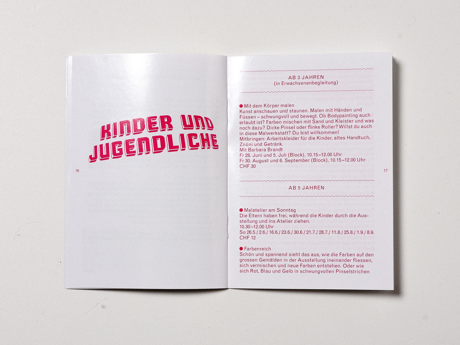 superbüro, färbe bewegt, Kunsthaus zürich, Programm