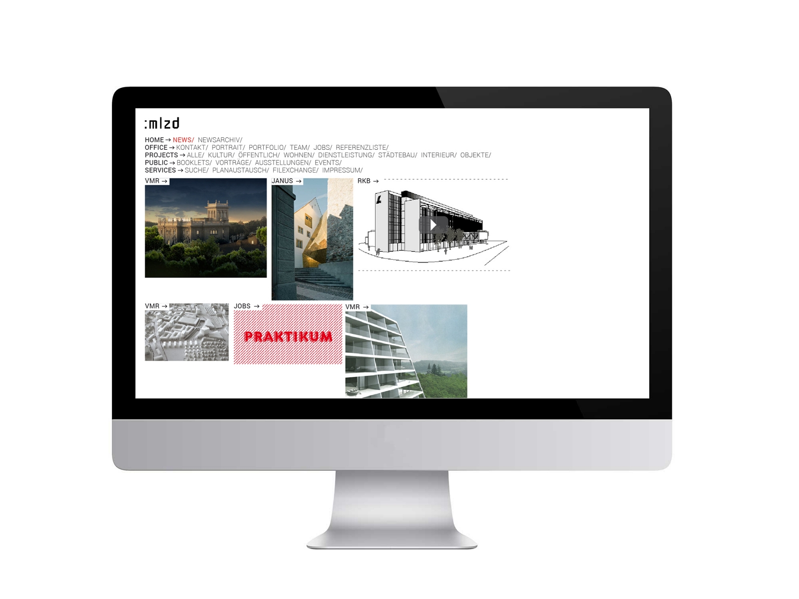 WEBDESIGN – mlzd Architekten