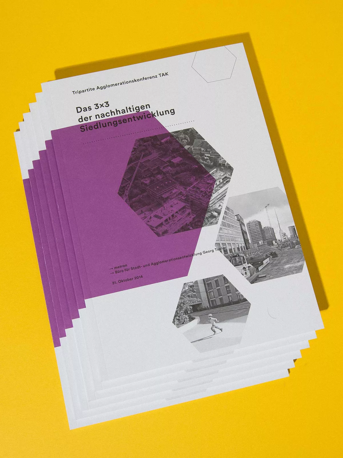 EDITORIAL DESIGN – 3 x 3, Bericht zur Siedlungsentwicklung