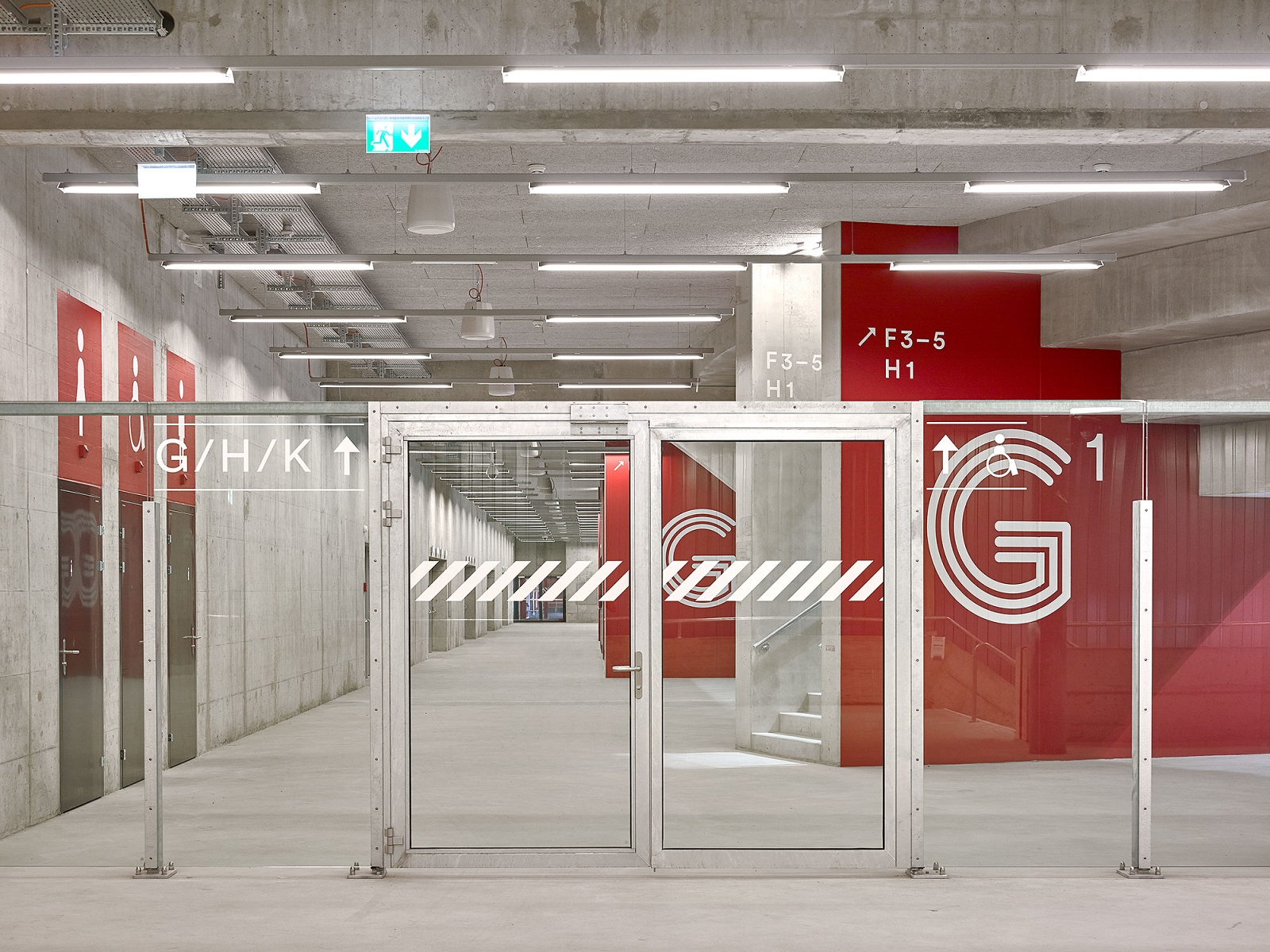 superbüro, Signaletik Tissot Arena, Biel/Bienne