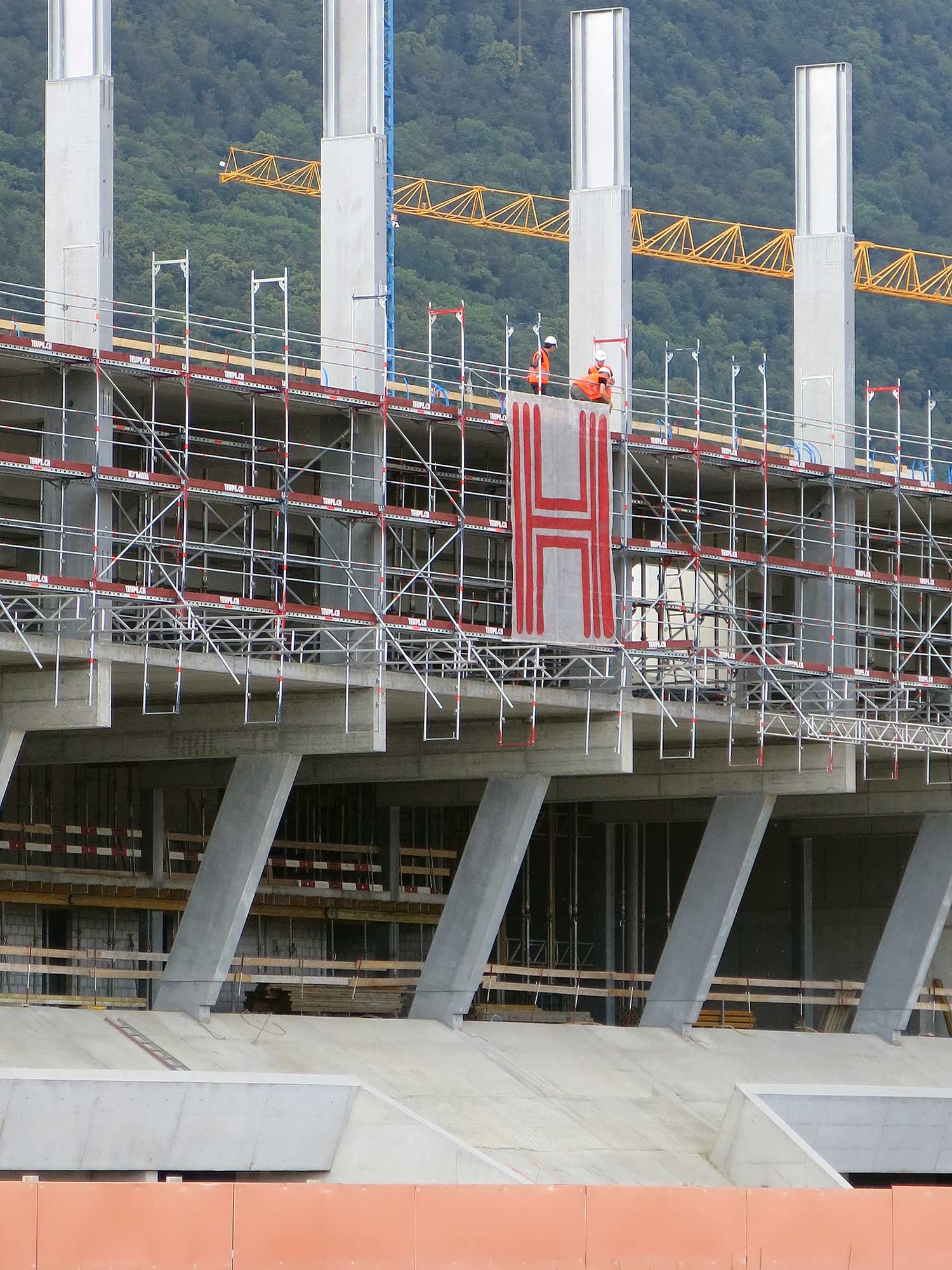 superbüro, Signaletik Tissot Arena, Biel/Bienne
