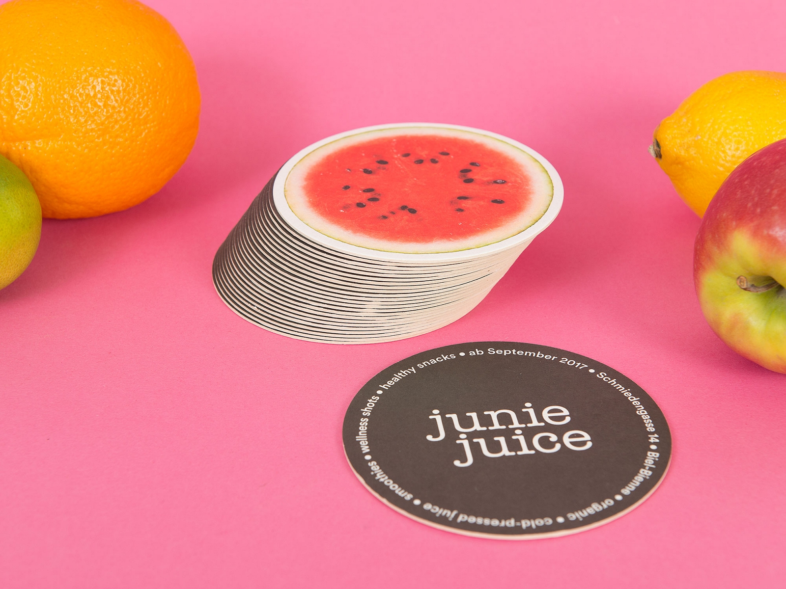 superbüro, junie juice, branding