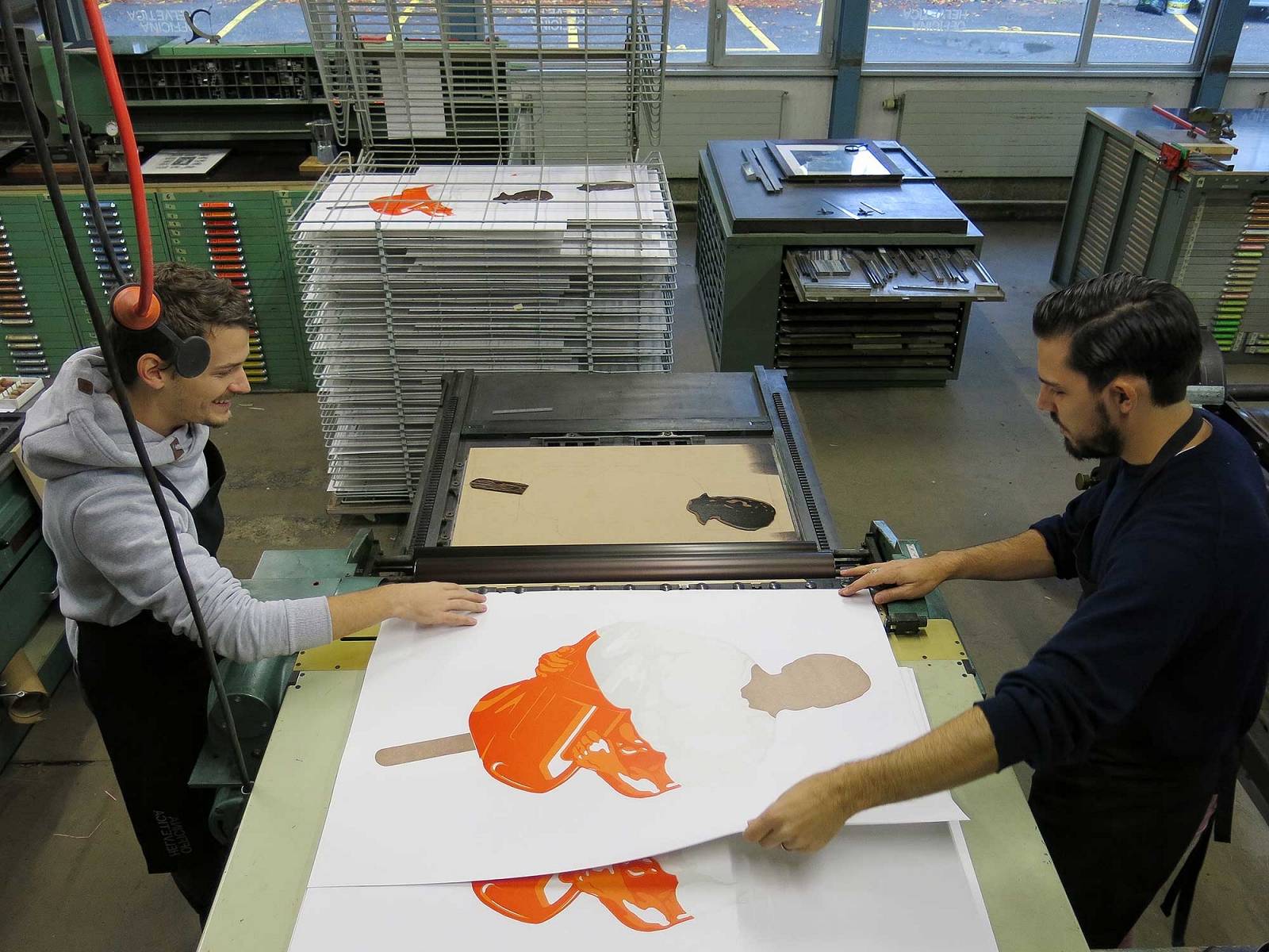 superbüro, Printing at Officina Helvetica