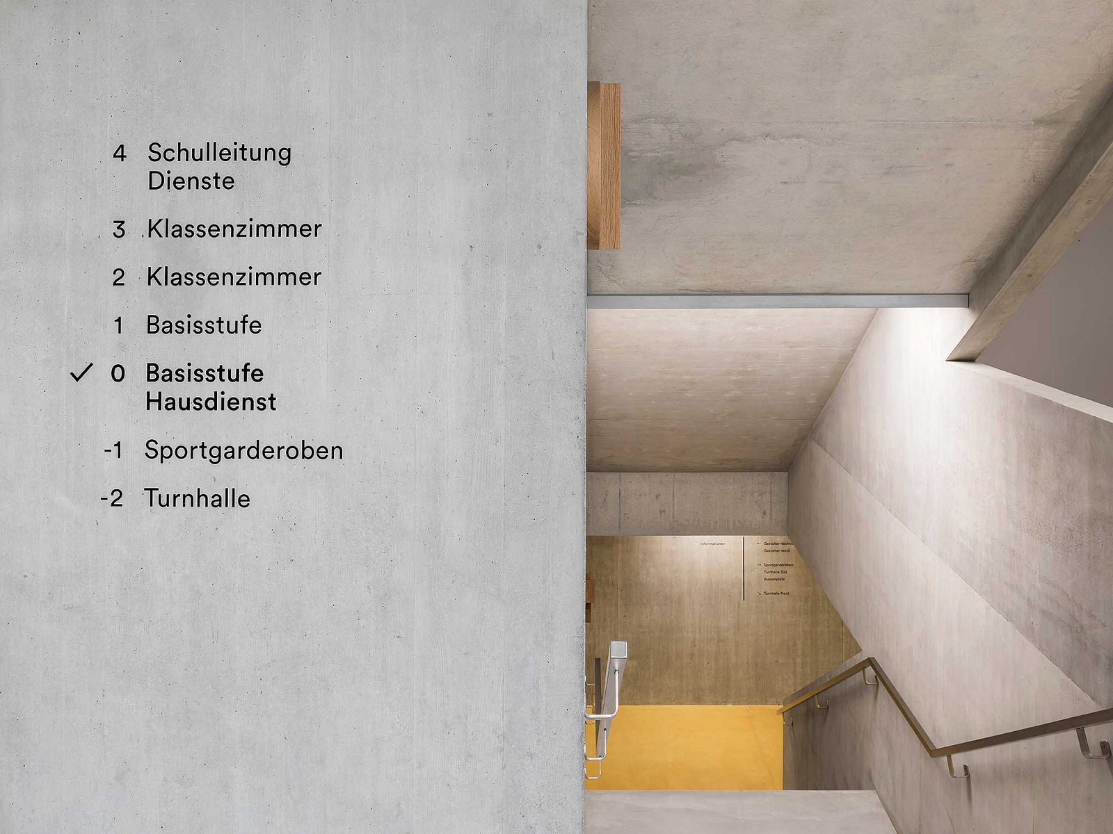 superbüro, neue volksschule Brünnen, signaletik