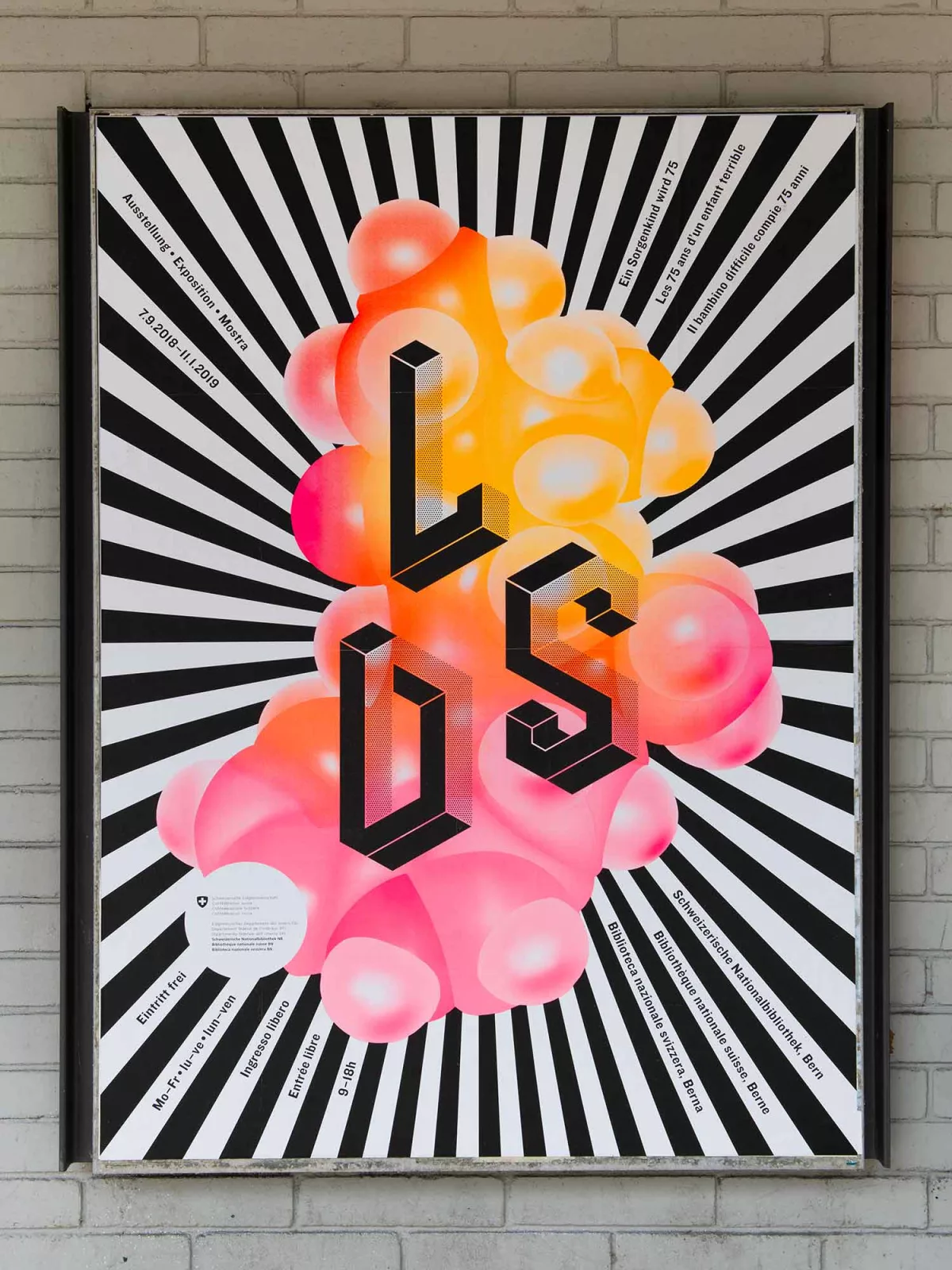 VISUAL IDENTITY – LSD. Ein Sorgenkind wird 75